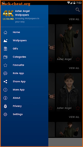 Asher Angel Wallpaper HD screenshot