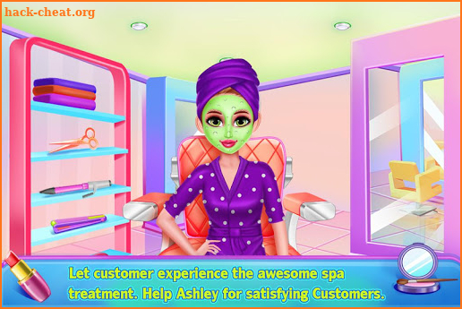 Ashley's Beauty Salon Spa Makeover - Girl Games screenshot