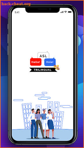 ASL-Trilingual app screenshot