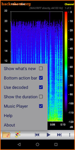 Aspect - Audio Files Spectrogram Analyzer screenshot