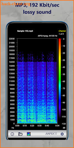 Aspect Pro - Spectrogram Analy screenshot