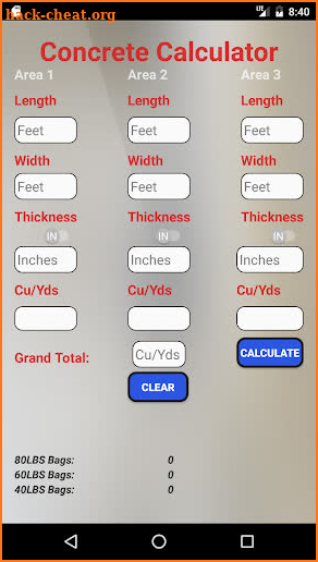 Asphalt Calculator Advanced screenshot