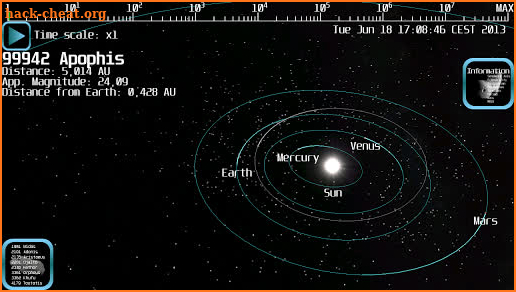 Asteroid Watch screenshot