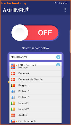 Astrill VPN - free & premium Android VPN screenshot