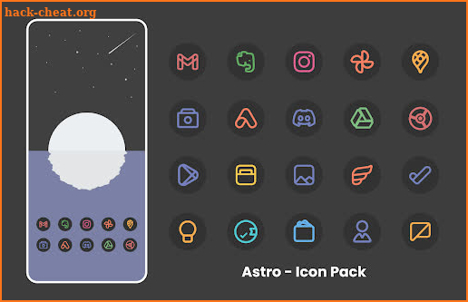 Astro - Icon Pack screenshot