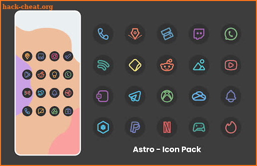 Astro - Icon Pack screenshot