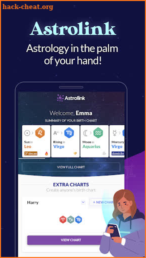 Astrolink - Birth Chart screenshot