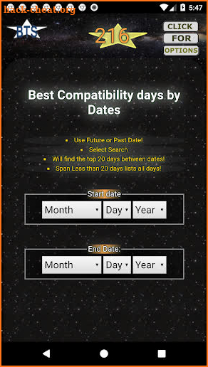 Astrology Matching By the Starz screenshot
