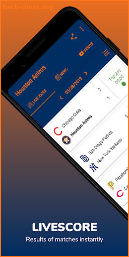 Astros Baseball: Livescore & News screenshot