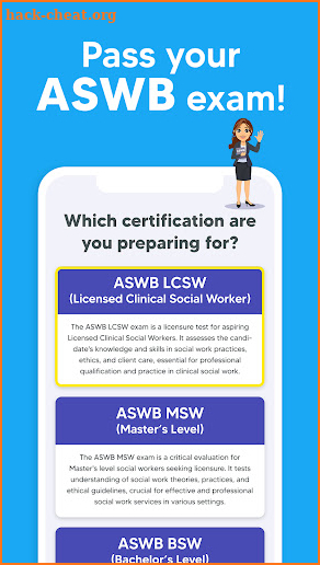 ASWB Exam Prep LCSW Test 2024 screenshot