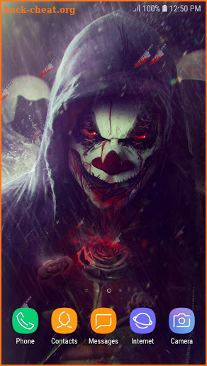 Asylum Clown Live Wallpaper screenshot