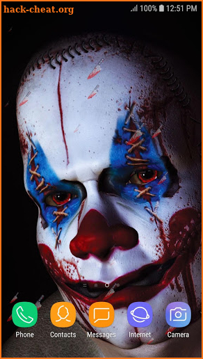 Asylum Clown Live Wallpaper screenshot