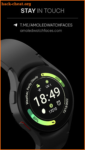 Athlete 2 - Wear OS watch face screenshot