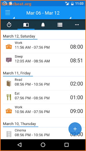 aTimeLogger - Time Tracker screenshot