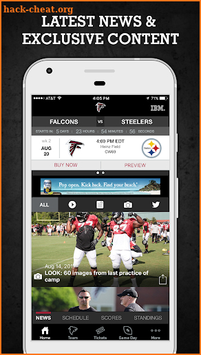 Atlanta Falcons Mobile screenshot