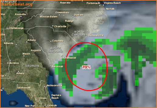 Atlantic Hurricane Tracker screenshot