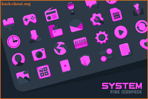 Atom Pink IconPack screenshot