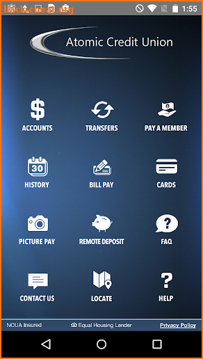 Atomic Credit Union screenshot