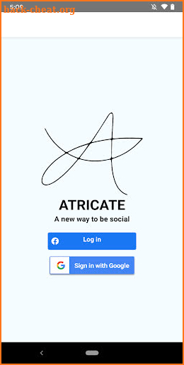 Atricate screenshot