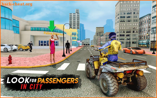 ATV Bike City Taxi Cab - Quad Driving screenshot