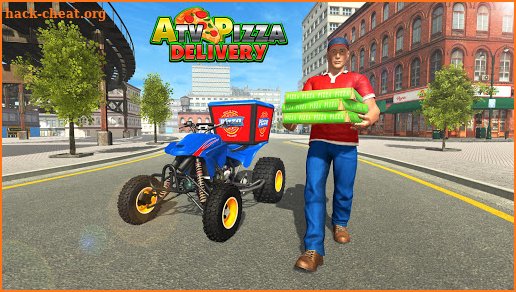 ATV Quad Bike Pizza Delivery Boy screenshot