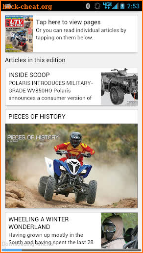 ATV UTV ACTION Magazine screenshot