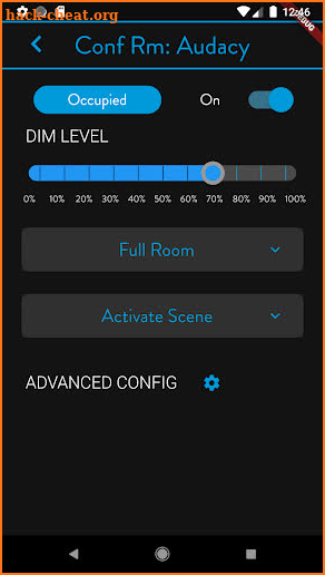 Audacy Controls screenshot