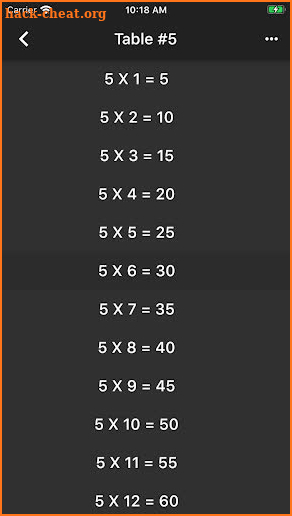 Audible Math Tables Pro by GameCafe.link screenshot