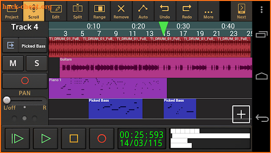 Audio Evolution Mobile Studio screenshot