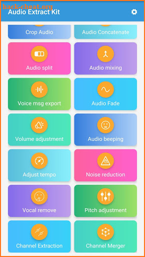 Audio Extract Kit screenshot