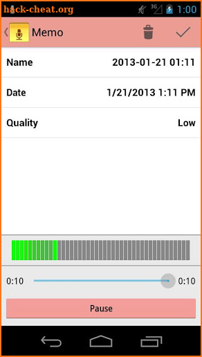 Audio Memos - Voice Recorder screenshot