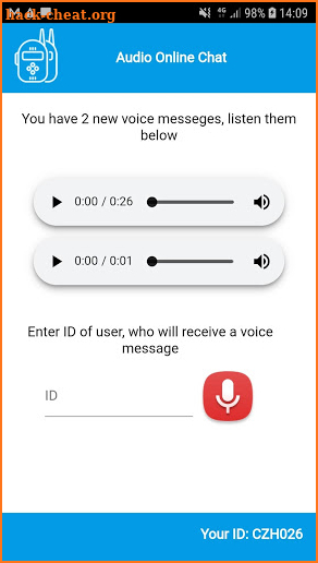 Audio Online.Chat screenshot