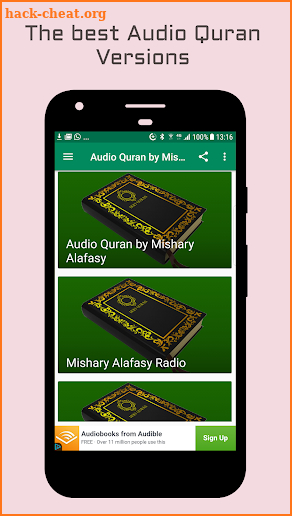 Audio Quran by Mishary Alafasy screenshot