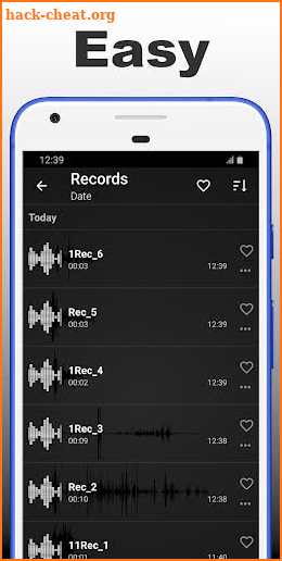 Audio Recording screenshot