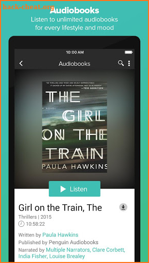 Audiobooks, Books & Music screenshot