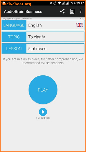 AudioBrain Business screenshot