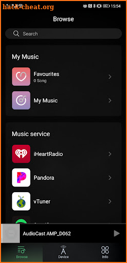 AudioCast screenshot