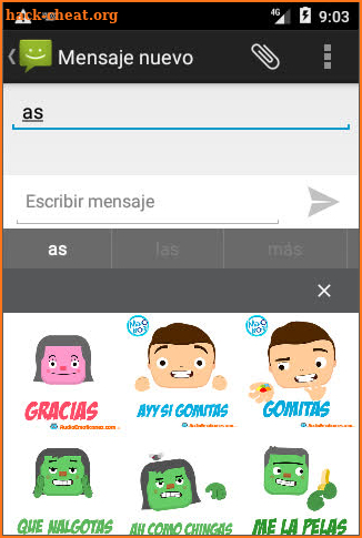 Audioemoticones screenshot