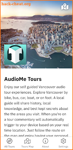 AudioMe Tours screenshot