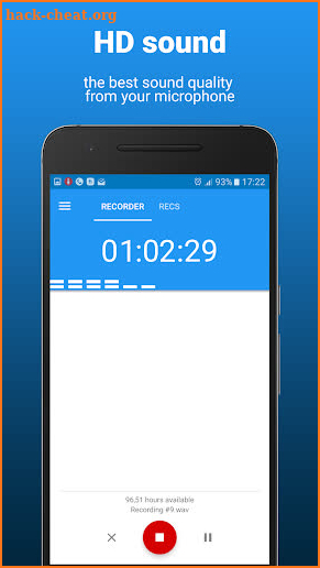 AudioRec Pro - Voice Recorder screenshot