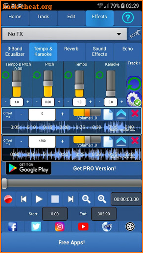 Audiosdroid Audio Studio DAW screenshot