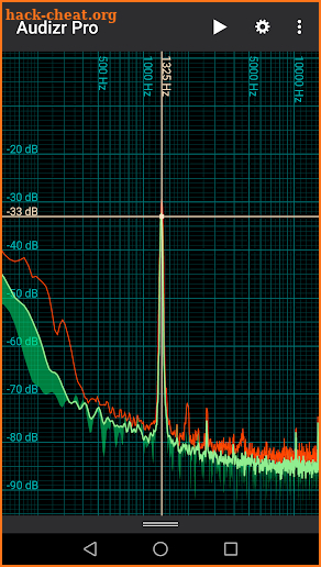 Audizr Pro - Spectrum Analyzer screenshot