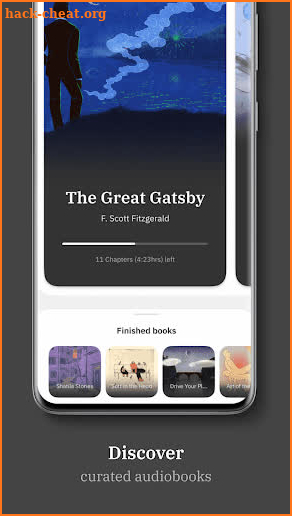 Audrey: Guided audiobooks screenshot