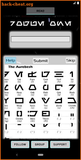 Aurebesh Trainer PRO screenshot