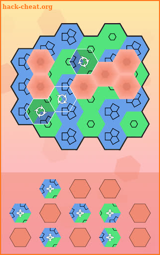 Aurora Hex - Pattern Puzzles screenshot