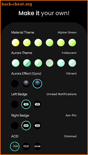 Aurora Watch Face screenshot