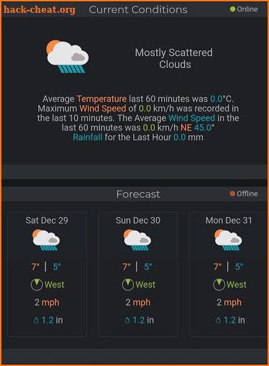 AUST Weather Station screenshot