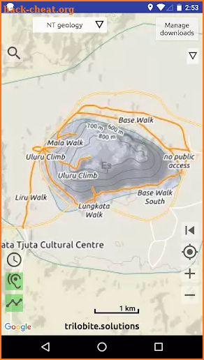 Australian Geology Travel Maps screenshot