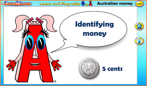 Australian money with Q&A screenshot