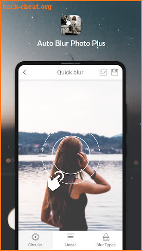 Auto Blur Photo Plus screenshot